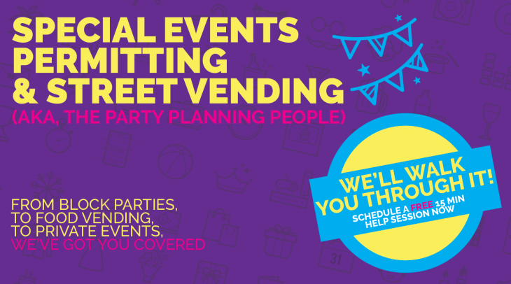 Special Events Permitting & Street Vending (AKA, the Party Planning People)